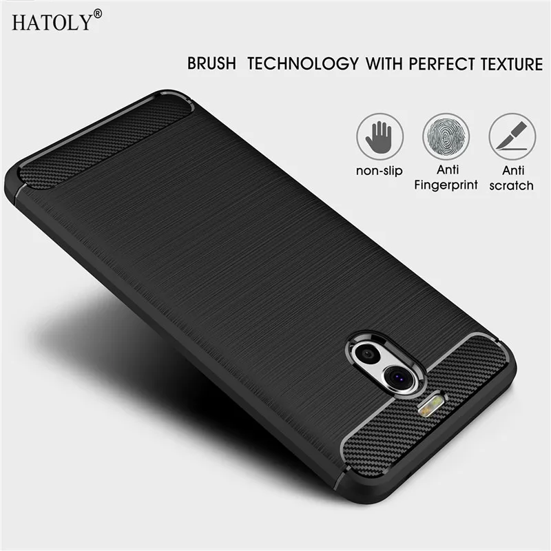 Чехол hatoly Meizu M6 Note чехол в деловом стиле силиконовый резиновый для телефона Meilan 6 |