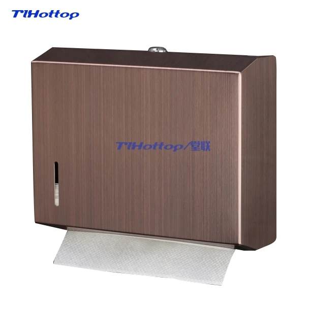 Red Bronze Anti 1pc Красная бронза анти Нержавеющая сталь диспенсер для бумажных полотенец Ванная комната туалет для отеля диспенсер для бумажных салфеток Держатель коробки для бумажных салфеток - Цвет: Red Bronze Anti 1pc