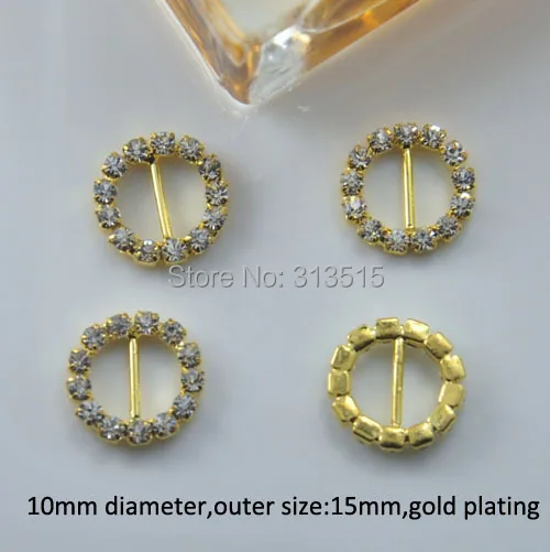 (Стандартная внутренняя планка) Круглая Стразы Лента ползунок для свадебной