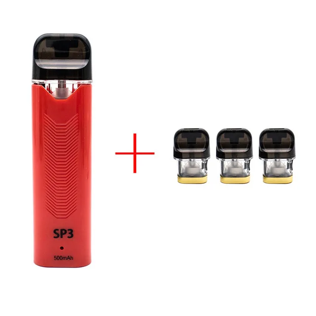 A Touch SP3 Pod Комплект с 500 мАч встроенной батареей и 1 5 мл картридж испаритель Ecig мини
