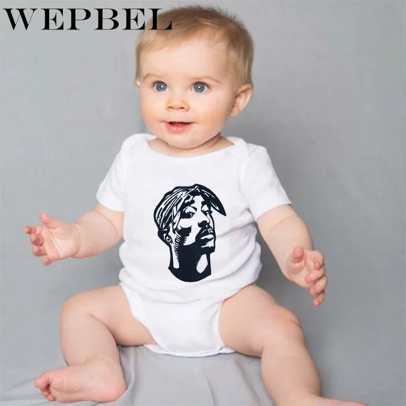 WEPBEL/Боди для малышей одежда Tupac детская рубашка подарки детское боди
