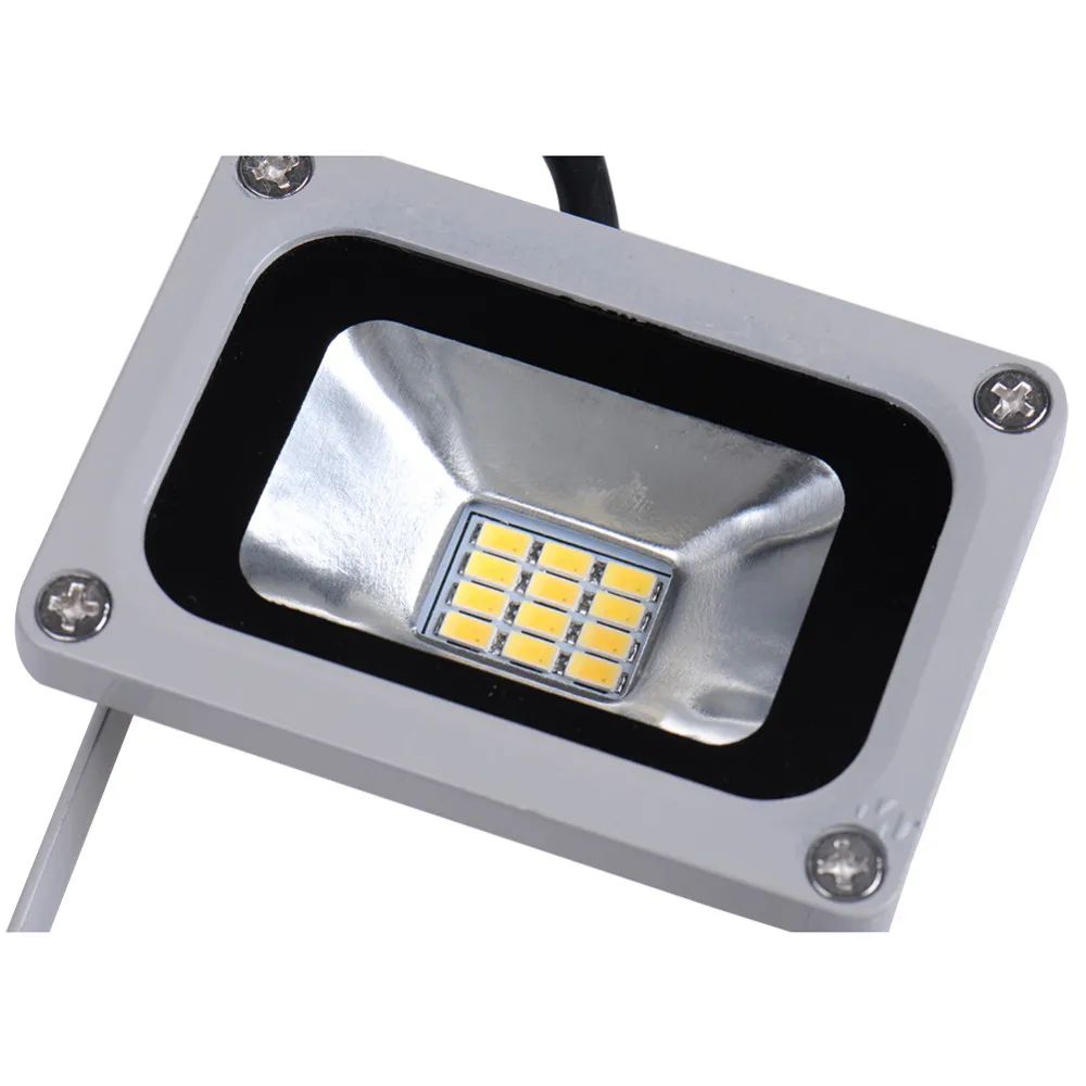 1pc Case 10W rainproof LED Flood Light lamp Wash Pool Waterproof Light Spot Lamp 12V Outdoor lighting led spotlight floodlight