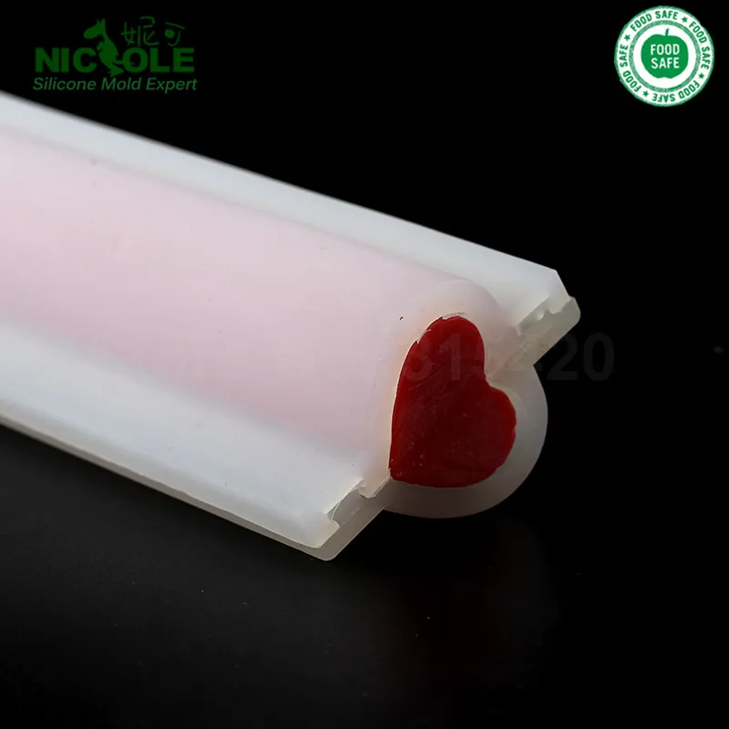 Силиконовое мыло в форме сердца ручной работы формы для трубки сделай сам