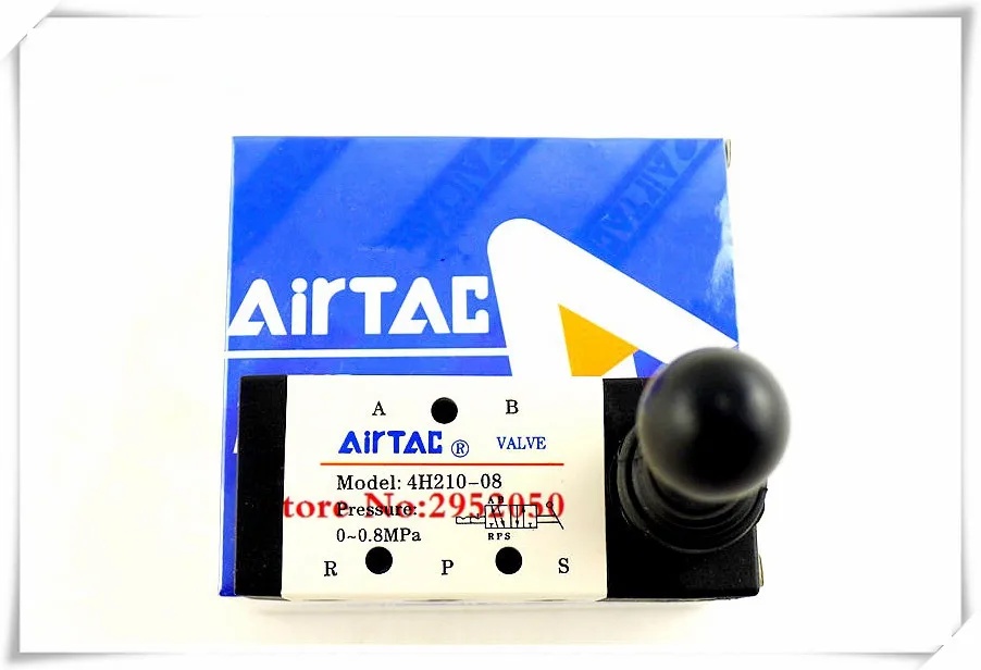 Пневматический ручной клапан Airtac с 5 способами управления 4H210-08 порт 1/4 дюйма BSP