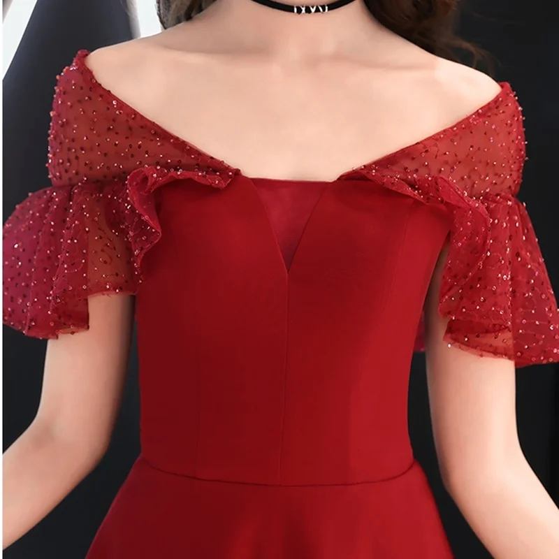 Платье для гостей свадьбы банкетное платье Короткое бальное выпускного вечера