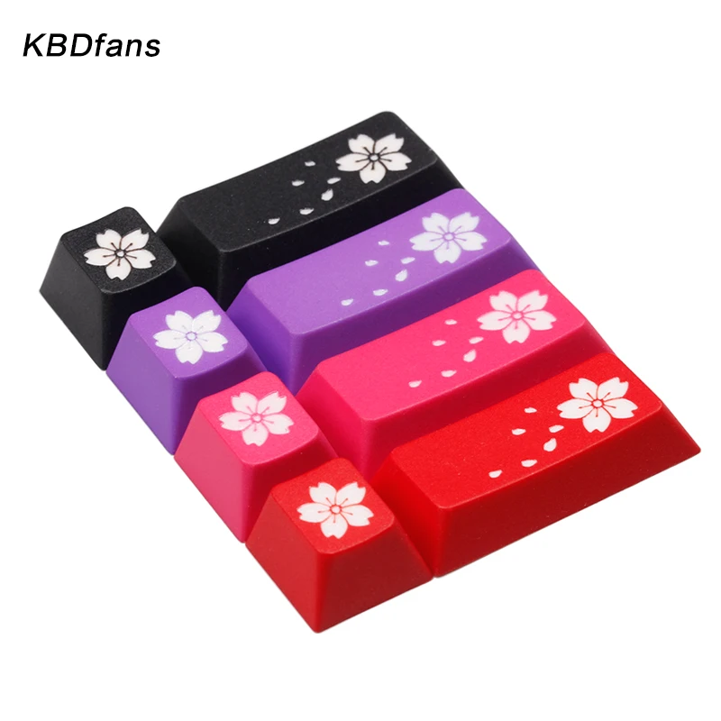 Enjoypbt Вишневый профиль PBT Keycaps Sakula esc enter для механической пропитки клавиатуры