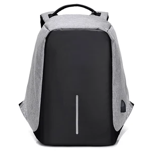 Мужской рюкзак для ноутбука 15 дюймов, Мужской Дорожный рюкзак с USB-зарядкой, школьный рюкзак для мужчин, многофункциональный рюкзак с защитой от кражи