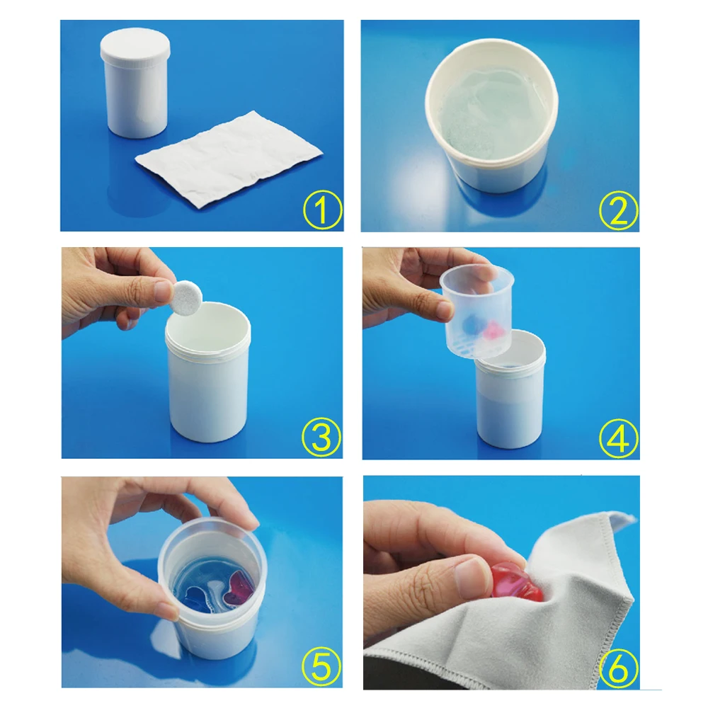 Слуховой аппарат BTE средство для чистки наушников шесть планшетов с одной