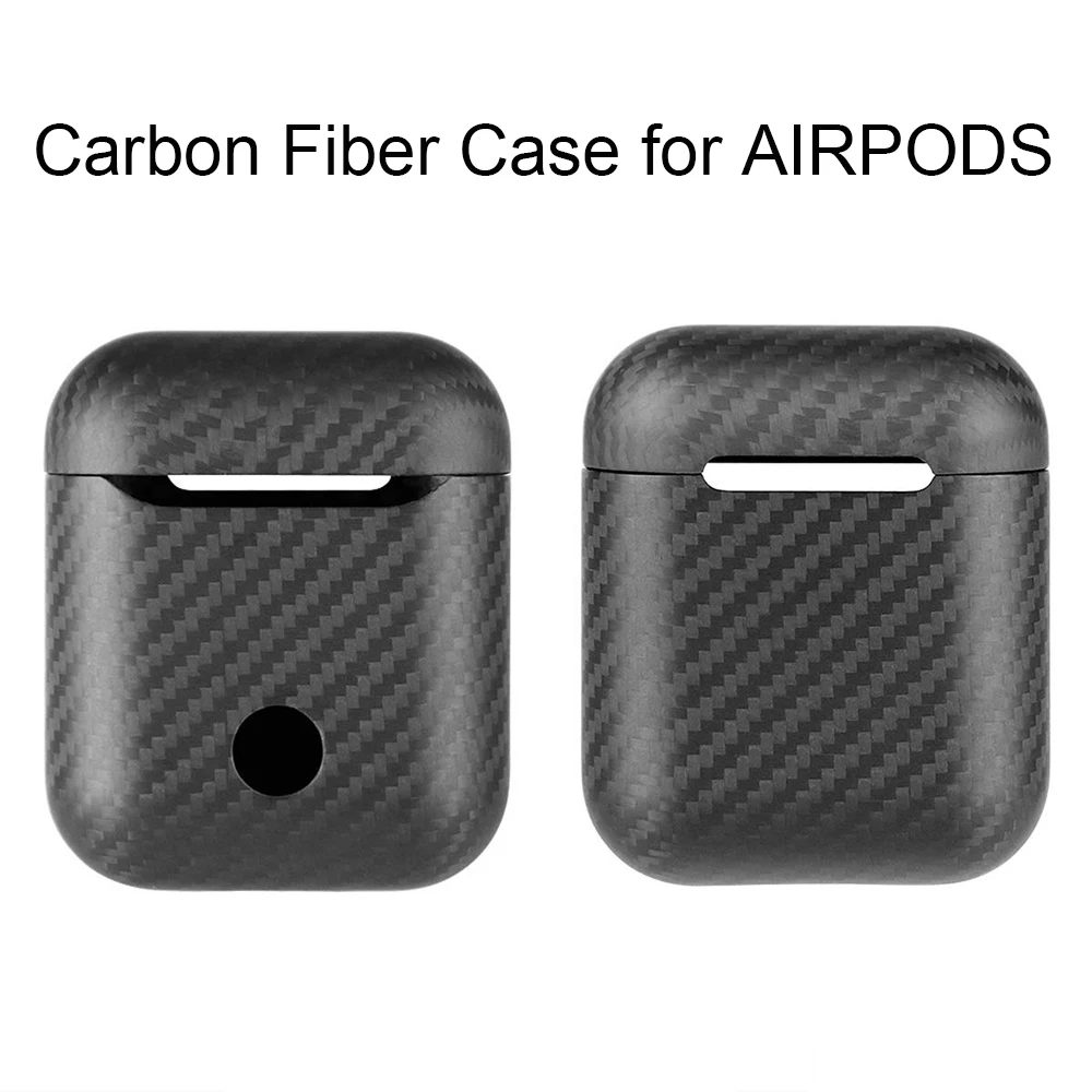 Ударопрочный защитный чехол из углеродного волокна для Apple AirPods наушников |