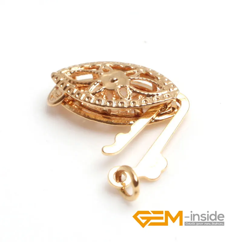 14K позолоченная застежка в виде рыбы 5 мм x 13 мм DIY Neckalce DIY Ювелирные изделия одна штука для продажи оптом - Цвет: 5x13MM