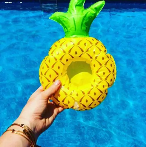 1 шт. креативные надувные держатели для стаканов с напитком мини ананас фруктовый