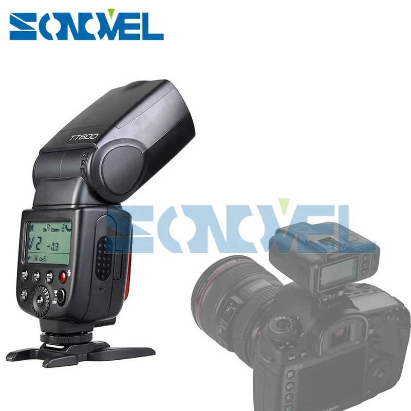 2x Godox TT600 2 4G Беспроводная GN60 Master/Slave камера Вспышка Speedlite + X1T N передатчик для Nikon D3400