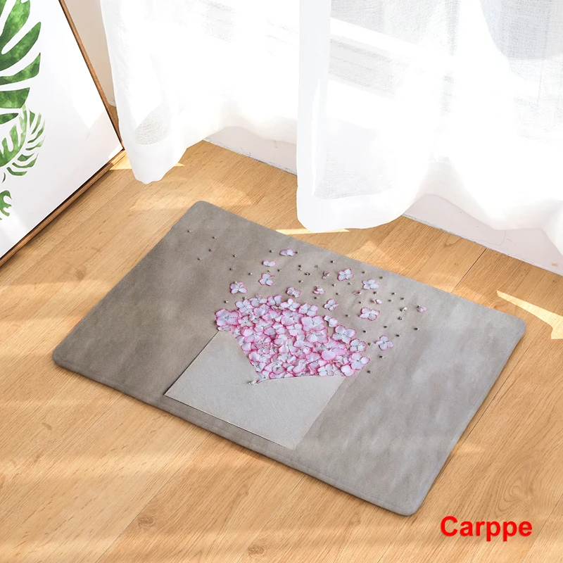 Новинка 2017 Декор для дома Красивые Цветочные ковры Нескользящие кухонные