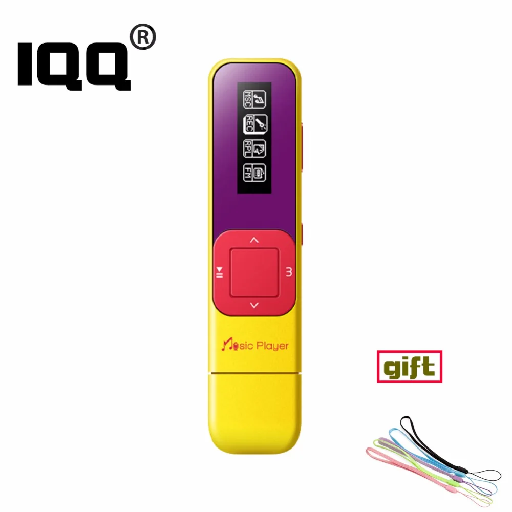 Быстрая зарядка музыкальный плеер bulit in 8G с fm радио Hifi без потерь IQQ mp3 подходит для