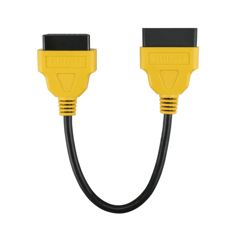AUTOOL 30 см OBD2 16Pin штекер к гнезду Удлинительный кабель разъем OBDII OBD 2