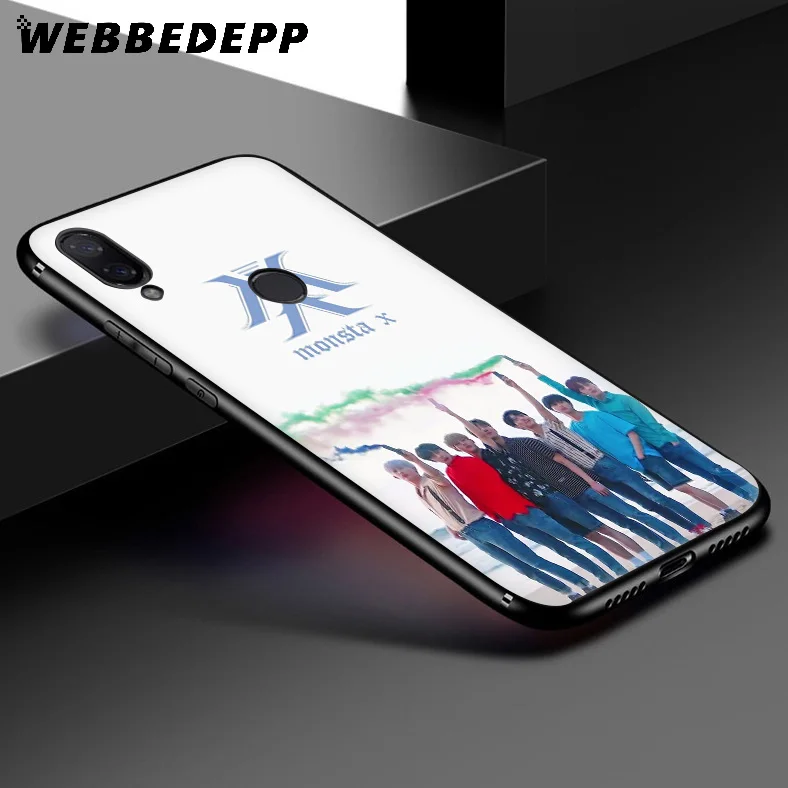 Мягкий чехол WEBBEDEPP Monsta X Bands для Xiaomi Redmi K20 7A 4A 4X 5 5A 6 6A S2 Note 8 4 7 Pro Plus Prime |
