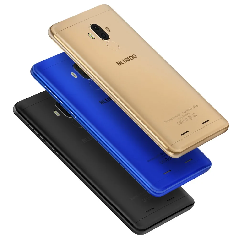 Оригинальные bluboo d1 5.0 дюймов смартфон android 7.0 mtk6580a quad core мобильный Телефон 2 ГБ RAM 16