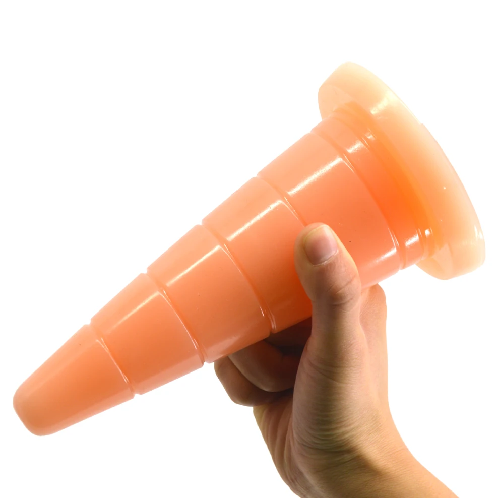 Фаак Анальная пробка присоска шапка форма большой анальный фаллоимитатор секс