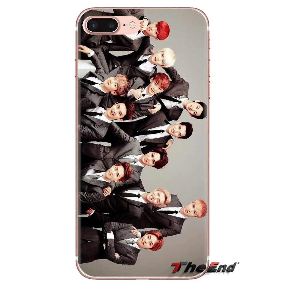 For Xiaomi Mi3 Samsung A10 A30 A40 A50 A60 A70 Galaxy S2 Note 2 Grand Core Prime xiumin EXO south korean band Logo Soft TPU Case |