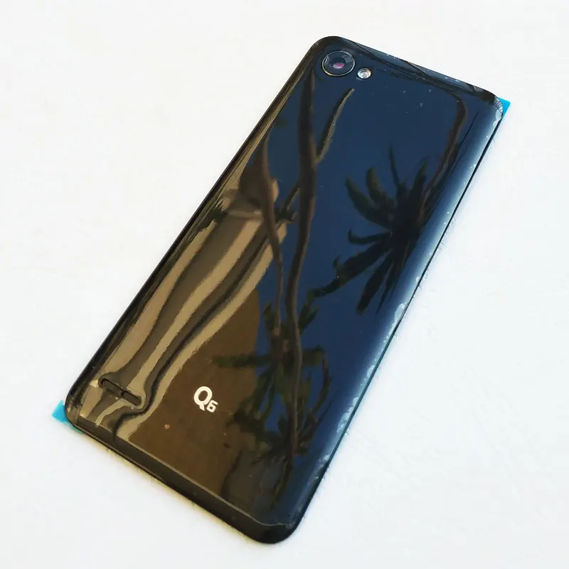 BINYEAE пластиковый чехол для батареи для LG Q6 задний корпус задняя крышка с объективом камеры Q6 Запасная часть