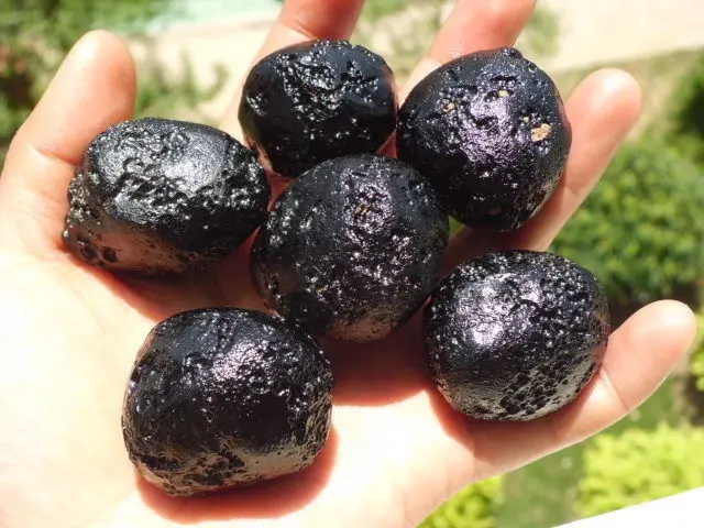 300 г 6 4 шт. черный натуральный метеорит TEKTITE Грубый|tektite|tektite meteorite |