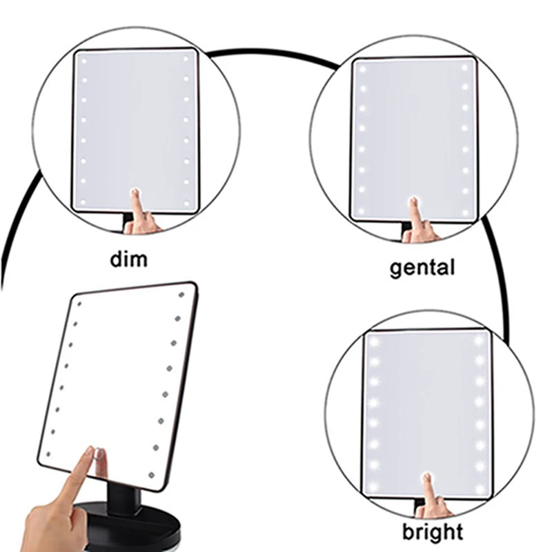 3 шт. косметический зеркальный светильник 22 светодиодный косметическое зеркало