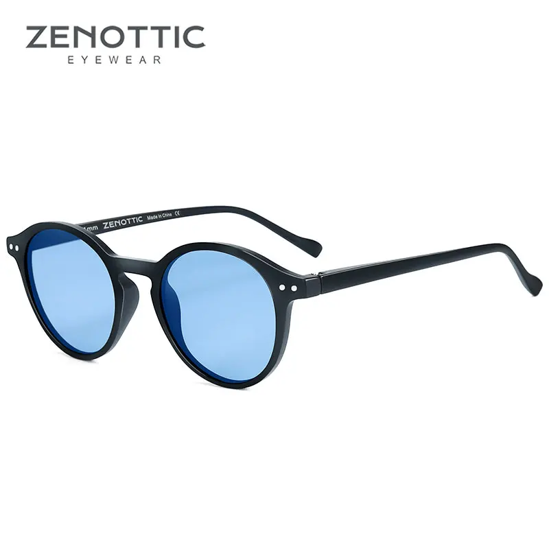 ZENOTTIC поляризованных солнцезащитных очков Для мужчин 2019 лампа круглой формы