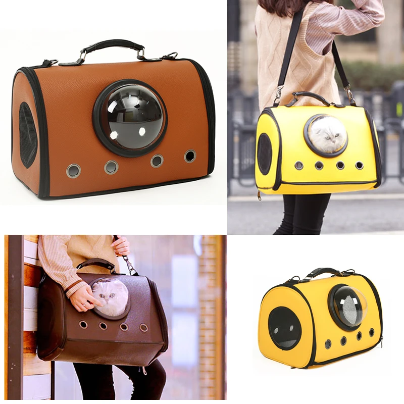 2018 Новый Pet путешествия рюкзак с рисунком собачки и котика космическая капсула