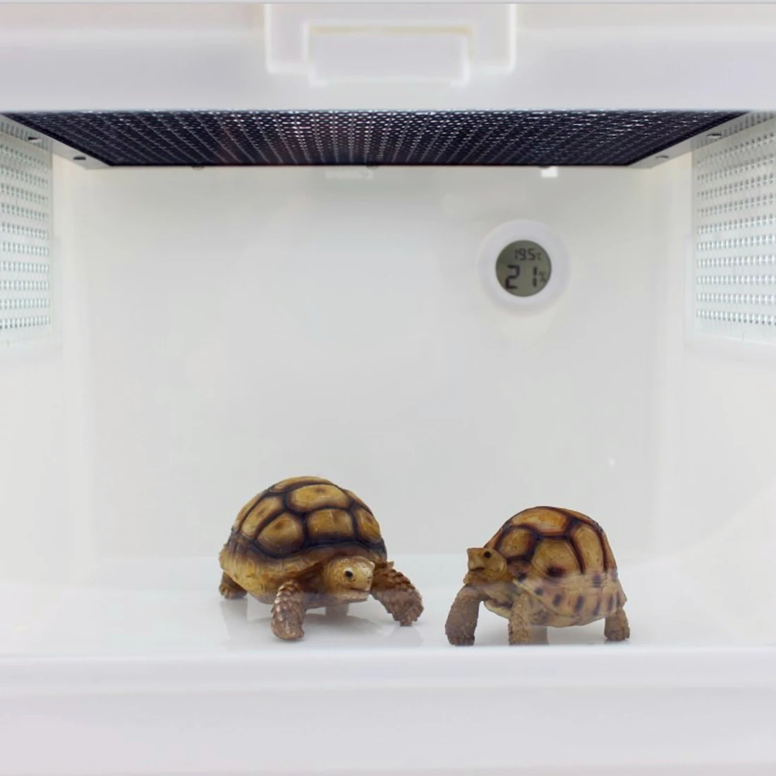 1 шт. ЖК-цифровой Круглый электронный термометр для питомца гигрометр тестер