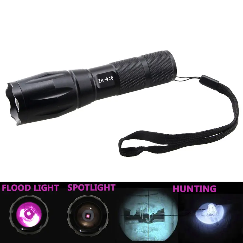 Светодиодный светильник Wepon для охоты с зумом 7 Вт 940nm|zoom zoom|zoom led torchzoom |