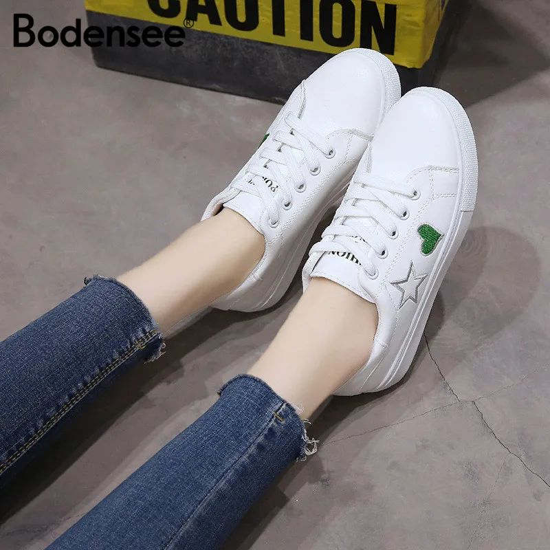 STRAVEL/Новинка женская парусиновая обувь на плоской подошве Вулканизированная