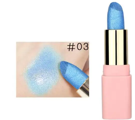 LULAA-Lip3 LULAA, Женская матовая губная помада, 1 шт., Сексуальный макияж, блестящая губная помада, стойкий водостойкий блеск, Золотая косметика, мерцающие губные помады - Цвет: LULAA-Lip3