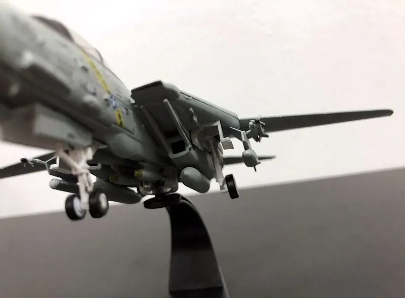 AMER 1/100 масштаб военная модель игрушки США Grumman F-14 Tomcat Fighter VF-84 Jolly Rogers Fighter литой металлический самолет модель игрушки
