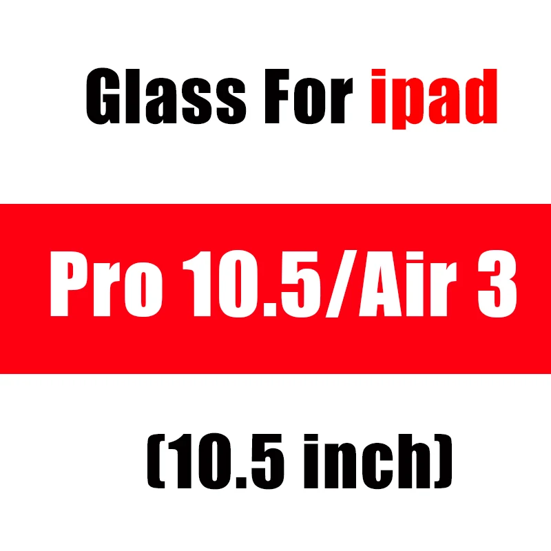 Для Apple ipad 9,7 Защитная пленка для экрана на пленка закалённое Защитное стекло для ipad 10,5 5th 6th Pro tremp воздуха 1 2 3 4 - Цвет: For iPad Pro 10.5