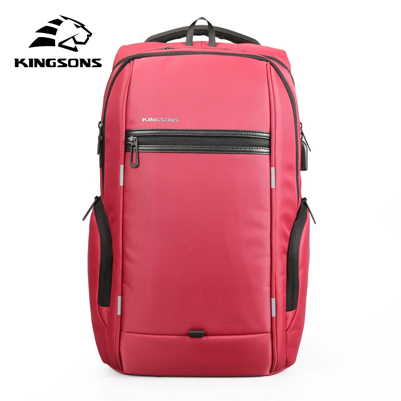Нейлоновый рюкзак Kingsons 1" 14" 1" 15,6" 1" 17,4" для ноутбука с usb-портом для зарядки ноутбука, рюкзак, сумка для Macbook Asus IBM hp