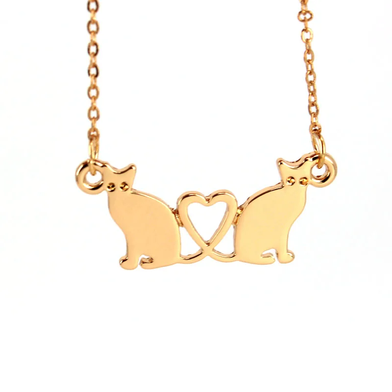 Ожерелье с надписью hzew friend|heart pendant necklace|cat necklacenecklace cute |