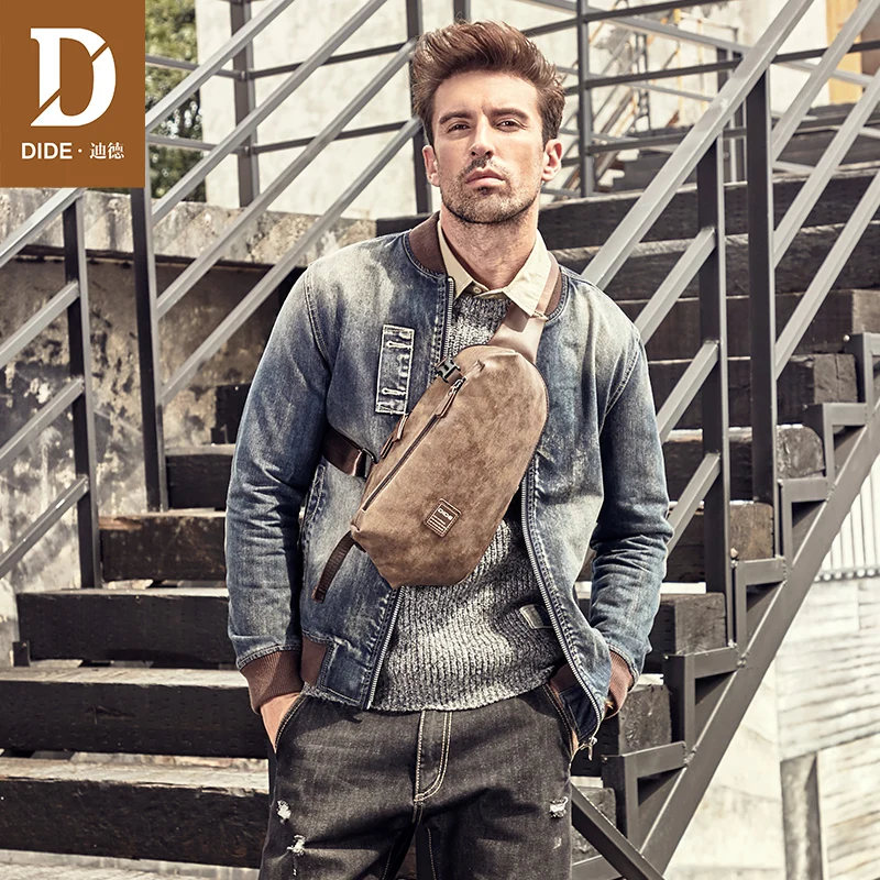 DIDE 3 цвета Мужские Винтажные Сумки из искусственной кожи сумки на плечо для