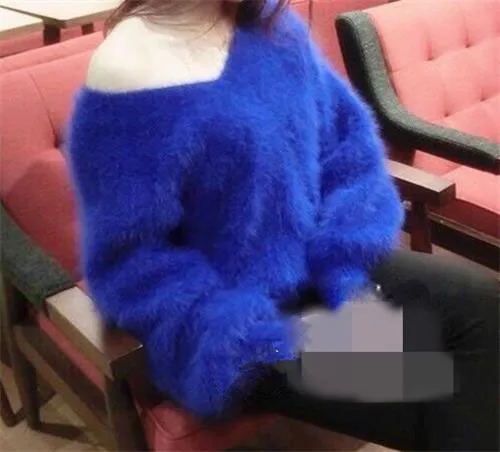 Пуловер женский вязаный с рукавами-фонариками S1903 | Женская одежда