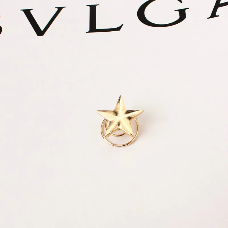 Женская заколка для волос со звездами Золотистая изящная бижутерия свадебный