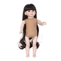 treasured doll american doll girl size 45 cm gift for girl long hair boneca brinquedos menina