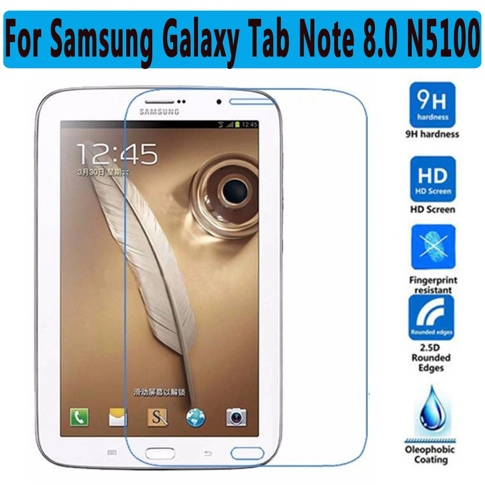 Закаленное стекло для Samsung Galaxy Note 8 0 10 1 Pro 12 2 Защита экрана N5100 N8000 P600 P601 P900 |