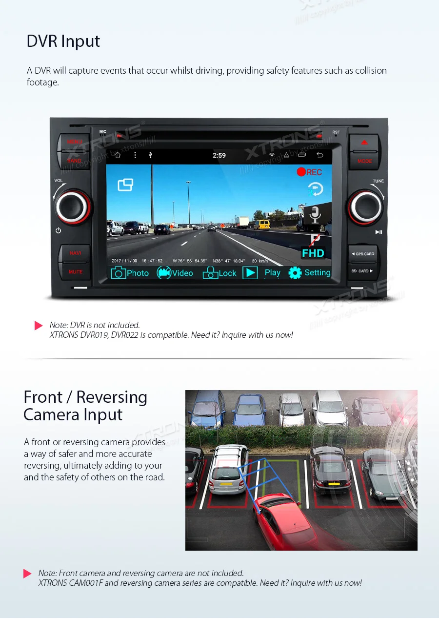 XTRONS " Android 8,1 Восьмиядерный автомобильный стерео dvd-плеер радио gps навигация для FORD Focus II C-Max 2005 2006 2007 Fusion Transit