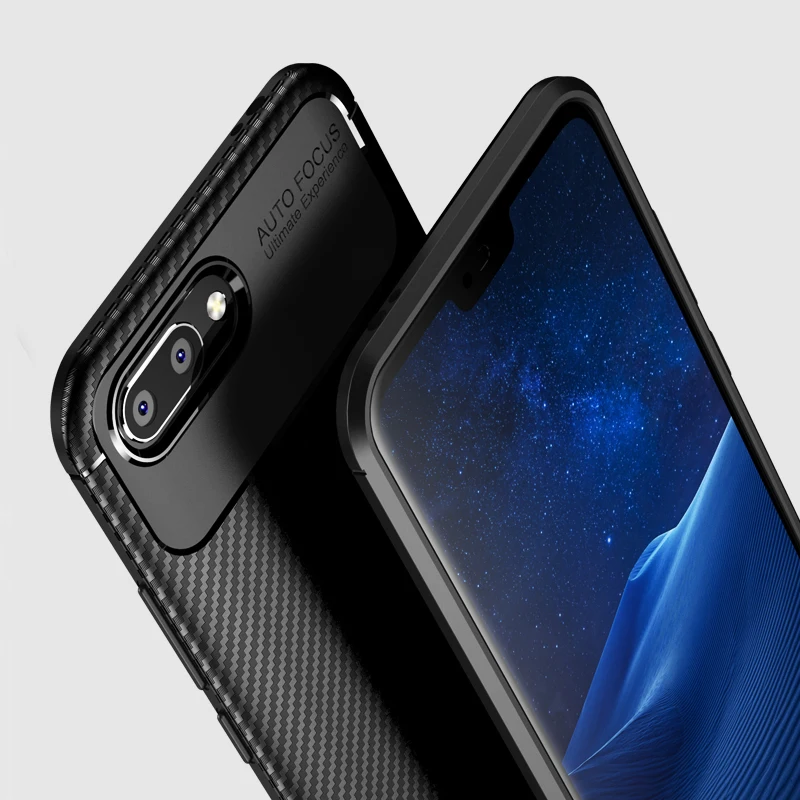 Чехлы для телефонов Huawei Honor 10 чехол из углеродного волокна противоударный Lite