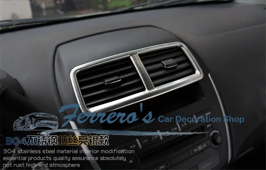 Хромированные автомобильные наклейки из нержавеющей стали или АБС-пластика для