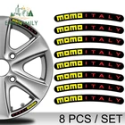 EARLFAMILY 10cm x 1cm 4x Domed Rim Wheel Stickers Stripe Auto Emblem Motorcycle Tuning Car Sticker Waterproof Flat Glue Sticker