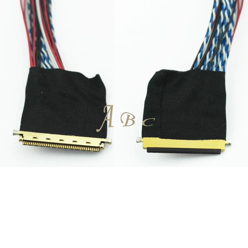 Оптовые поставки 10 шт. кабель LVDS IPEX 40 Pins Pitch 0 5 мм для 15 6-19 дюймов 2 канала 6 бит D6 LED