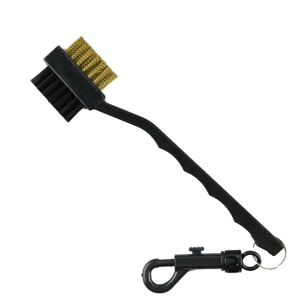 Портативная двухсторонняя латунная проволока нейлоновая щетка для гольфа