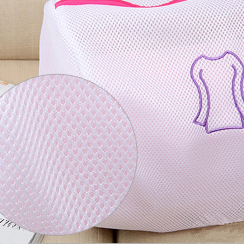 Продавец из Великобритании * Премиум Drawstring сетка для стирки мешок мыть сетки