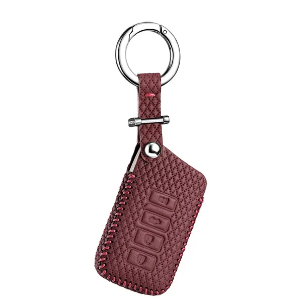 red Чехол для автомобильного ключа для lexus IS ES GS NX RX LX 2012 4 дистанционный брелок для ключей - Название цвета: red