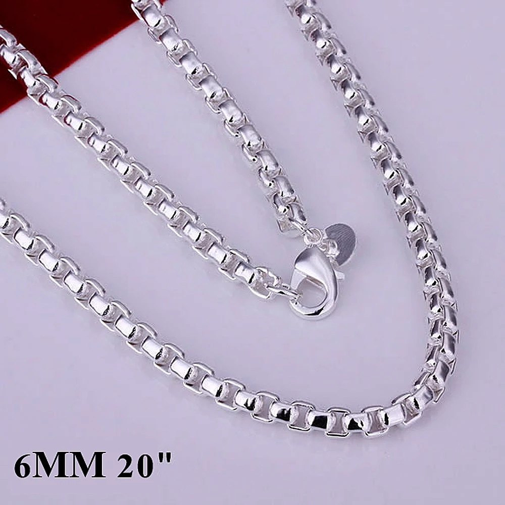 Мужское ожерелье из серебра 925 пробы 5 шт.|necklace factory|necklace free shippingjewelry factory |